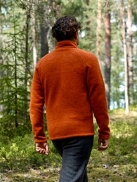 Miesten villafleecetakki, Hilla - Ruskovilla