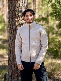 Miesten villafleecetakki, Dyyni - Ruskovilla