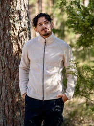 Miesten villafleecetakki, Dyyni - Ruskovilla