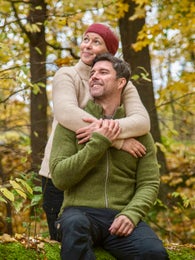 Miesten villafleecetakki, Sammal - Ruskovilla