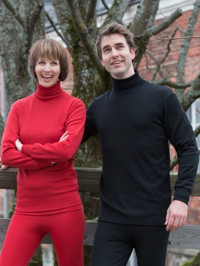 Unisex Poolopaita merinovillaa - Ruskovilla